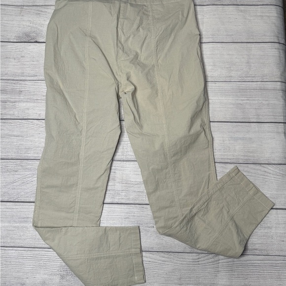 Annette Gortz Womens‎ Trousers Pants Size 40 Tan Khaki Slim Leg Stretch Designer - Picture 4 of 6